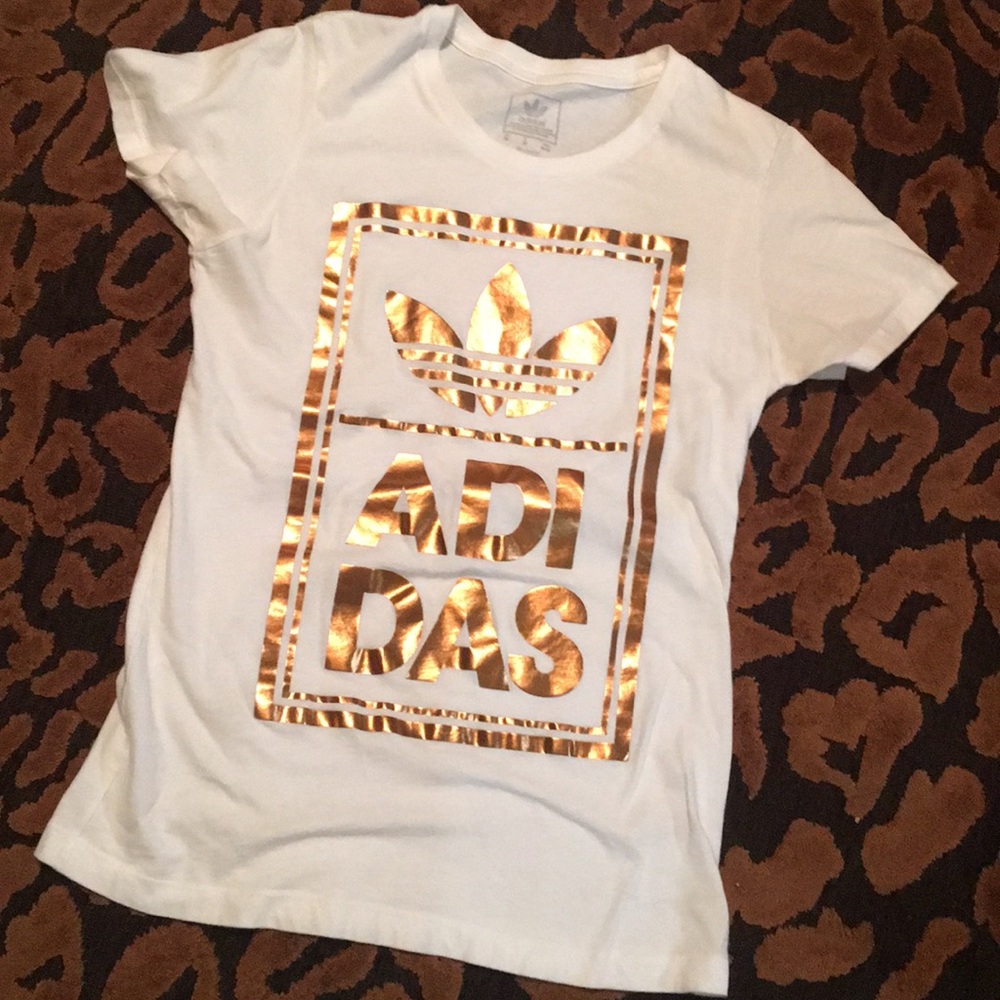 Metallic Adidas t-shirt